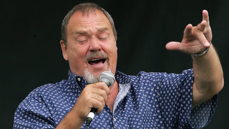 FILE - David Clayton-Thomas of "Blood, Sweat and Tears" performs during one of several...
