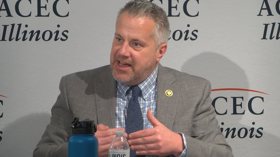 Eric Sorensen at ACEC Illinois Infrastructure Round Table