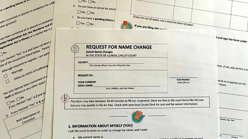 Bill aims to reduce state requirements for name changes