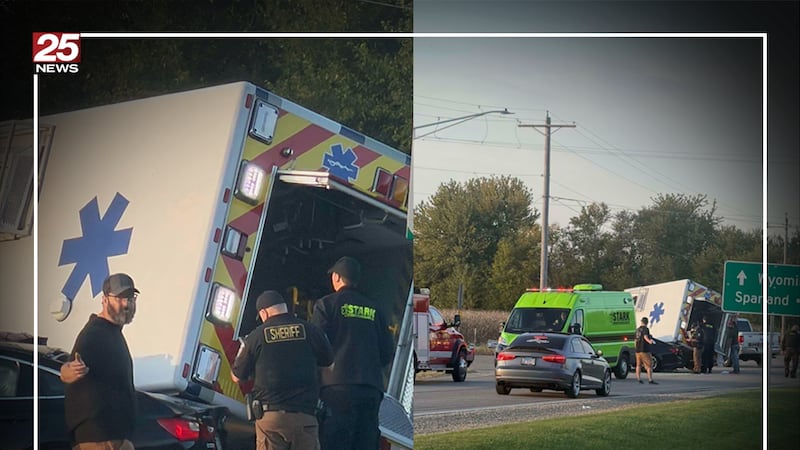 A crash between an ambulance and a car was reported about 5 p.m. Saturday, Oct. 24, 2026, at...