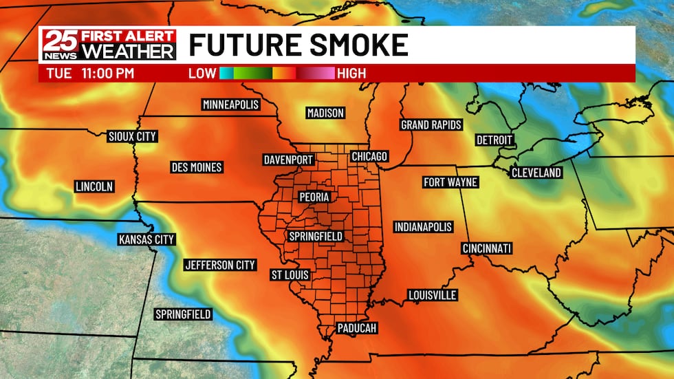 Smoky Skies But Not As Hot