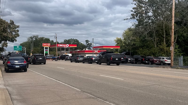 1 shot on Adams St. near gas station in Peoria