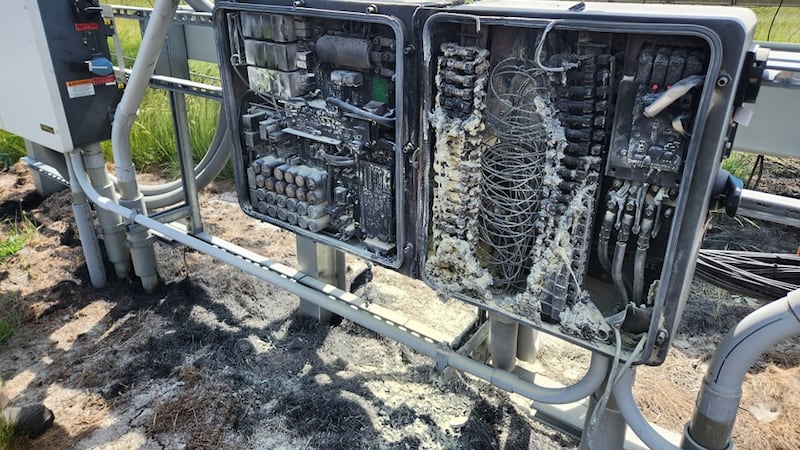Crews find source of grass fire near Farmington underneath solar panels