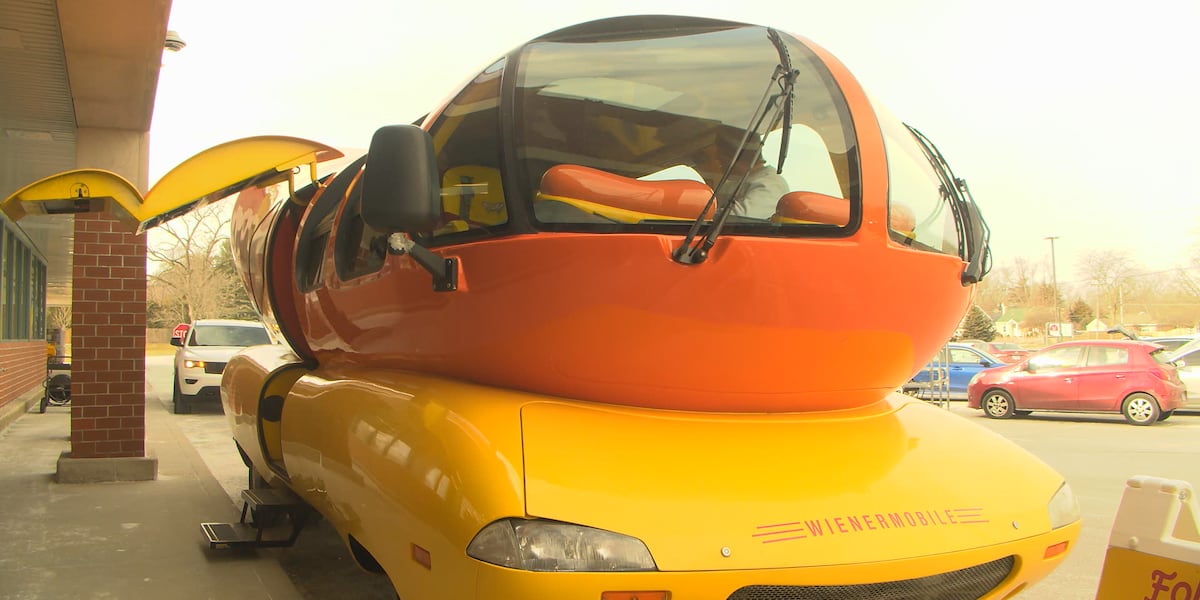 The hot dog on wheels is visiting a town near you