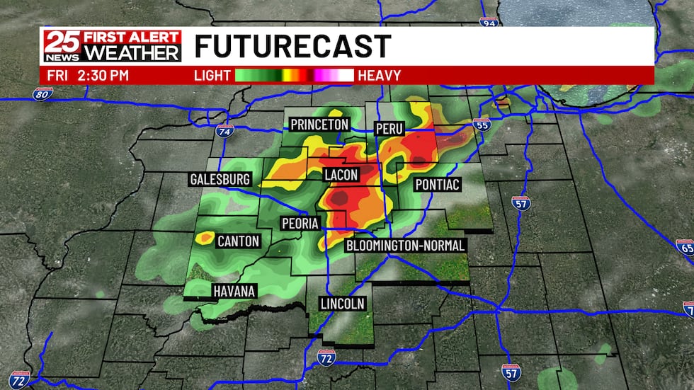 Heat & muggy weather continue as storm chances return