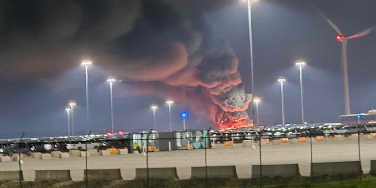 Fire At Rivian Electric vehicles catch fire at Rivian’s Normal plant