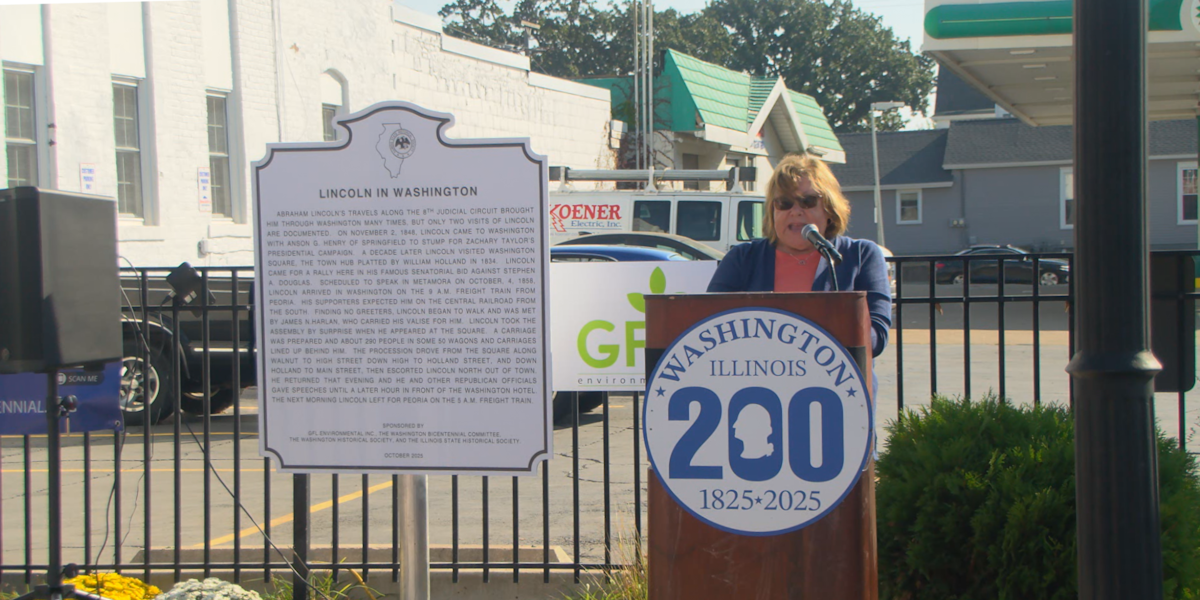 State marker dedicated to honor Lincoln’s visits to Washington