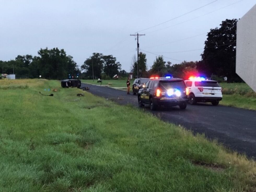 Mapleton Car Crash Driver freed from wreckage after rollover crash in Mapleton