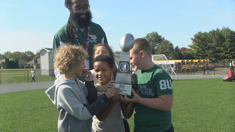 Richwoods Knights 8u football team