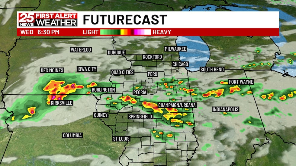 An Increase In Our Midweek Rain Chances
