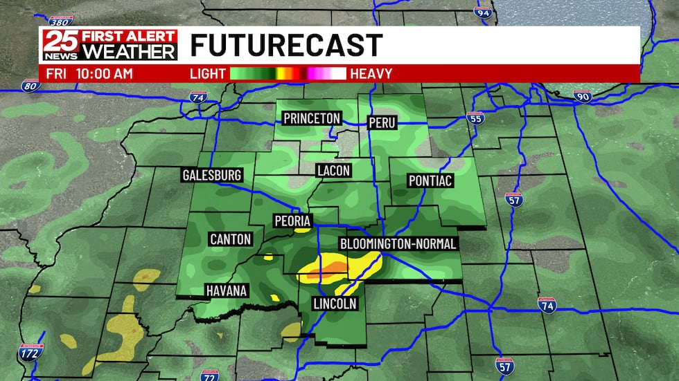 Rain Chances Return, Then A Heat Wave Arrives