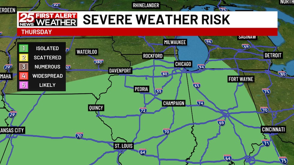 Storm chances return later this week