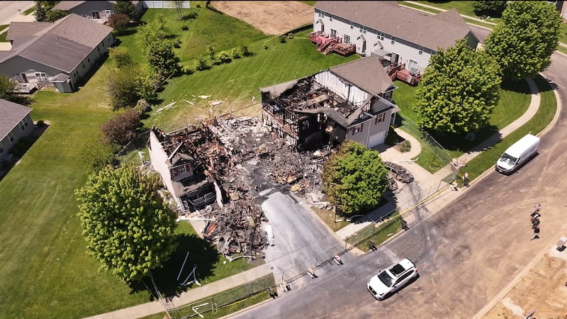 Washington House Explosion aftermath