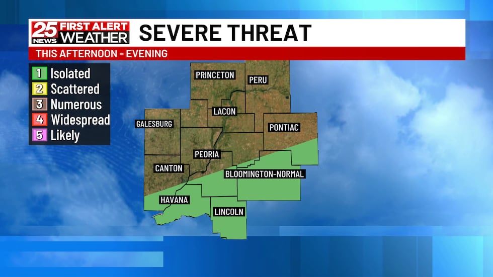 Storm chances return today and Friday