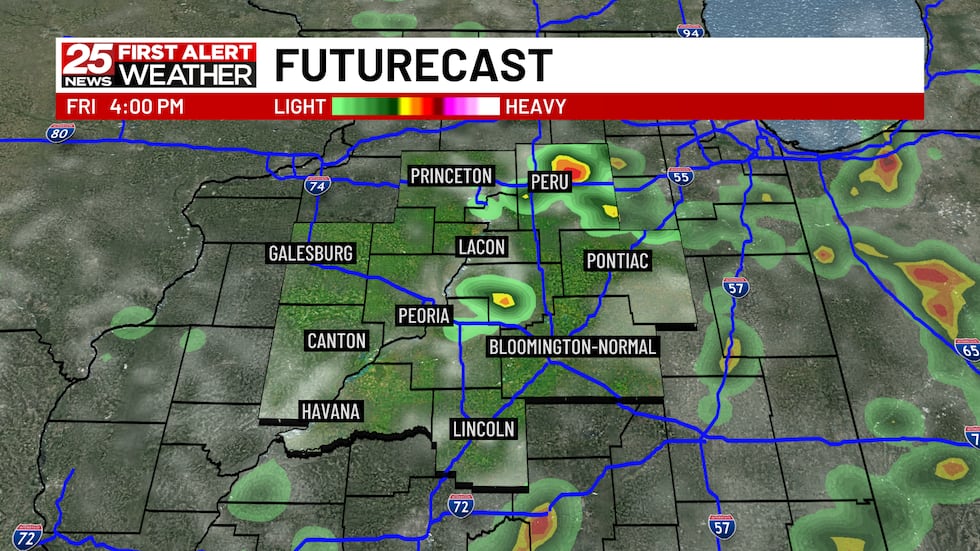 Watching storm chances and air quality as we head toward the weekend