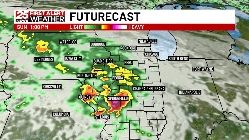Rain likely for Father’s Day