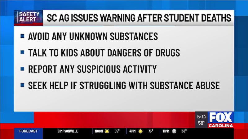 South Carolina AG urges drug awareness after suspected overdoses at Ole Miss